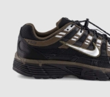 Nike P-6000 Black Metallic Silver Dark Hazel, Size 6-9.5