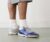Nike T90 trainers in navy and grey, Size 6 with code