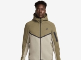 Nike Tech Fleece, Medium Olive-Light Army-Black, Size XS-S w/code Unidays