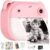 NimNik Instant Print Camera, Kids Camera Birthday Gifts Digital Camera with 32GB Card, 3 Paper Rolls 1080P HD Video