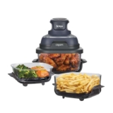 Ninja CRISPi 4-in-1 Portable Glass Air Fryer – Cyber Space – Family Set (£107.09 with 10% first buy code)
