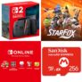 Nintendo Switch 2 Console Star Fox / Splatoon Raiders (Digital Game) 1 Month NSO Membership MicroSD Express 256GB