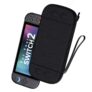 Nintendo Switch 2 Slim Carrying Case Hard Shell Travel Bag with 12 Game Card Slots & Screen Protector Mat – Black