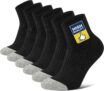 Niofind Sport Ankle Socks for Men Women, 3/6 Pairs Quarter Socks with Thick Cushioned, Anti-Blister Performance Running Socks, Breathable Cotton Athletic Socks for Trainer Walking Hiking Tennis