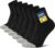 Niofind Sport Ankle Socks for Men Women, 3/6 Pairs Quarter Socks with Thick Cushioned, Anti-Blister Performance Running Socks, Breathable Cotton Athletic Socks for Trainer Walking Hiking Tennis
