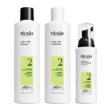 Nioxin System 2 Shampoo 300ml, Conditioner 300ml & hair thickening treatment 100ml kit