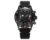 Nivada Grenchen Chronomaster 38mm Full Black Leather Strap Automatic Watch