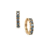 No Heat Montana Green Sapphire Earrings in 9K Gold 0.95ct