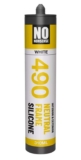 No Nonsense 490 Frame Sealant White 310ml (754RU) (Free C&C)