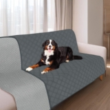 Nobleza Waterproof Dog Blanket, 17876cm Washable Sofa Cover, Non-Slip Soft Pet Blankets for Dogs, Waterproof Sofa Protector for Couch Bed Furniture, Grey