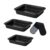 Non-Stick Baking Trays Set for Oven – 3 Piece Roasting Tins