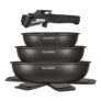 Non Stick Frying Pan Set for Induction Hobs, 7 Piece