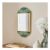 Nouveau Oval Wall Mirror