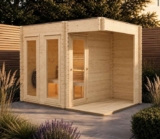 Novi Outdoor Sauna With Small Veranda