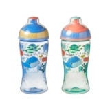 Nuby Super Slurp Free-Flow Water Bottle, 2-Pack, 360ml – Discount at Checkout
