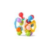 Nuby Twist Ball Teething Ring with Rattle for 3 Months