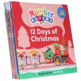 Numberblocks, Alphablocks and Colourblocks Christmas Countdown Collection 10 Books Set (Christmas Sticker Fun,Countdown To Bed,The Legend Of Big Tum,Snow Day Doubles,12 Days Of Christmas & 5 More)