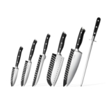 Nuovva 6-Piece High-Carbon Stainless Kitchen Knife Set