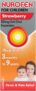 Nurofen For Children 3M-9Y, Kids Ibuprofen Strawberry 100 ml, Baby Teething Pain Relief, Cold Flu, Fast Acting, Up To 8 Hours, Fever Reducer, Child Medicine