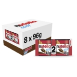 Nutella &Go Chocolate Hazelnut Spread, Bulk Box of 8 x 2 x 48g – £14.30 S&S