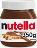 Nutella Hazelnut Chocolate Spread, 350g for Breakfast Toasted Bread, Pancakes and Snacks, Unique Recipe for a Smooth Texture and an Unmistakable Taste
