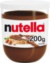 Nutella Hazelnut Chocolate Spread with Hazelnut, Pancakes, Breakfast, Snacks, Unique Recipe for a Smooth Texture and an Unmistakable Taste, 1x 200g Jar