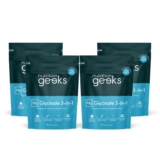Nutrition Geeks Magnesium Glycinate 3-in-1 Complex 1800mg Supplements 360 Vegan Capsules (6 Months Supply) 384mg