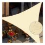 NyShine Triangle Shade Sail Waterproof 10 X 10 X 10