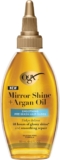 OGX Mirror Shine Argan Oil Pre-Wash Hair Gloss, Rinse Out Treatment, Glossy Shine, Smoothing Repair, Lightweight, Silicone Free, Mends Split Ends, 118ml