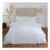 OHS 100% Cotton Plain Duvet Set – White