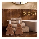 OHS 2 Pack Gingerbread Soap Dispensers – Brown