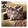 OHS Abstract Print Cushion Covers – Brown