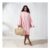 OHS Adult Towel Poncho – Blush Pink