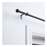 OHS Ball Extendable Curtain Pole – Black