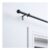 OHS Ball Extendable Curtain Pole – Black