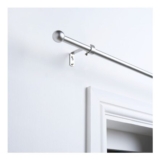 OHS Ball Extendable Curtain Pole – Silver