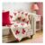 OHS Bow Print Fleece Throw – Cream/Red