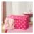 OHS Bow Print Large Collapsible Storage Box with Lid – Hot Pink