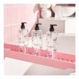 OHS Bows Dispenser Bottles, Clear/Black – 3 Pack