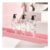 OHS Bows Dispenser Bottles, Clear/Black – 3 Pack