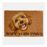 OHS Dog Print Coir Mat – Brown