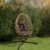 OHS Hanging Egg Chair, Rattan Swing Chair Wicker Hammock with Stand – sold and delivered by OnlineHomeShop