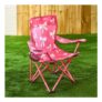 OHS Kids Bow Print Foldable Camping Chair – Hot Pink
