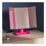 OHS LED 3-Way Vanity Mirror – Hot Pink