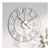 OHS Large Skeleton Wall Clock – Silver
