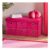 OHS Matte Velvet 6-Drawer Storage Chest – Hot Pink