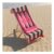 OHS Sardine Striped Beach Towel – Pink/Green
