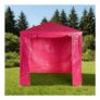 OHS Small Water Resistant Gazebo with Sides – Hot Pink