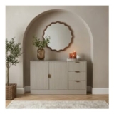 OHS Solid Ribbed Sideboard – Natural