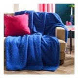OHS Teddy Fleece Throw – Cobalt Blue